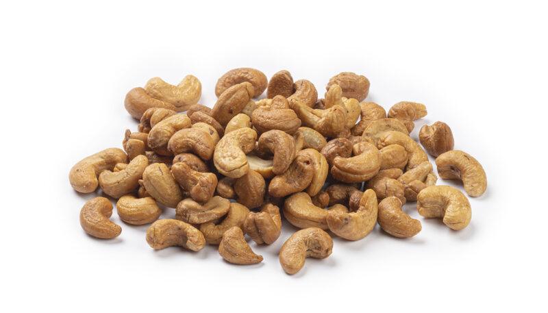 Cashewnoten, gebrande en gezouten