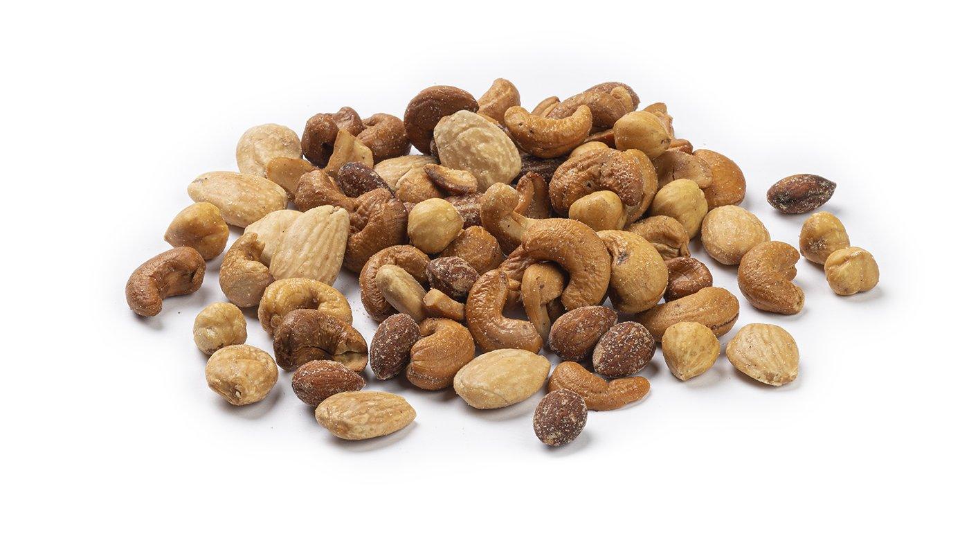 Basjes mix, gebrand en gezout