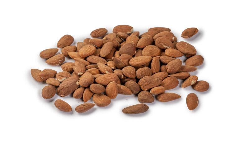 Droog geroosterde amandelen