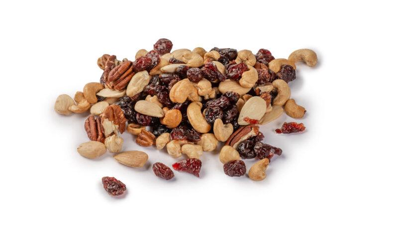 Droog geroosterde cranberry mix